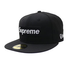 Supreme 20FW World Famous Box Logo New Era BLACK画像
