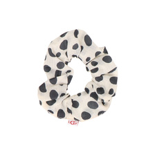 UGG Dalmatian Scrunchie BLACK/WHITE 1122870-BWHT画像