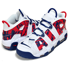NIKE AIR MORE UPTEMPO white/university red-blue void USA TIE DYE CZ7877-100画像