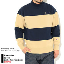 Champion C3-S020 Border Mock Neck Sweat画像