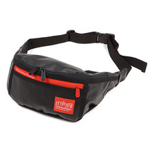 Manhattan Portage Ticker Tape Alleycat Waist Bag Black/Red MP1101TCKRTPE画像