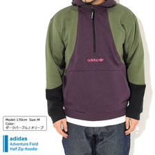 adidas Adventure Field Half Zip Hoodie Originals GD5596画像