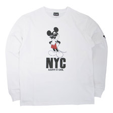 Schott DISNEY T-SHIRT KEEPIN IT COOL WHITE 3103161画像