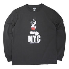 Schott DISNEY T-SHIRT KEEPIN IT COOL CHARCOAL 3103161画像