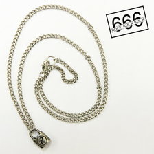 666 シド パドロックチェーン ネックレス SOA0029画像