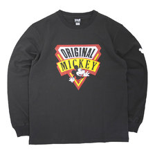 Schott DISNEY T-SHIRT ORIGINAL MICKEY CHARCOAL 3103162画像