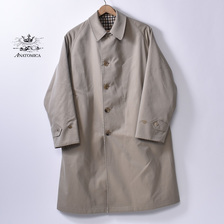 ANATOMICA SINGLE RAGLAN COAT 2 REVERSIBLE GABARDINE BEIGE画像
