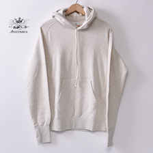 ANATOMICA SWEAT SHIRTS PULLOVER HOOD OATMEAL画像