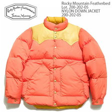Rocky Mountain Featherbed NYLON DOWN JACKET 200-202-05画像