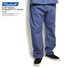 RADIALL STEP SIDES - STRAIGHT FIT PANTS -BLUE- RAD-20AW-PT004画像