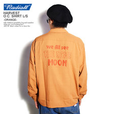 RADIALL HARVEST - O.C. SHIRT L/S -ORANGE- RAD-20AW-SH006画像