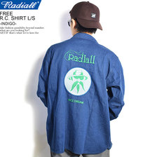 RADIALL FREE - R.C. SHIRT L/S -INDIGO- RAD-20AW-SH001画像