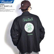 RADIALL FREE - R.C. SHIRT L/S -BLACK- RAD-20AW-SH001画像