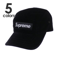 Supreme 20FW Velvet Camp Cap画像