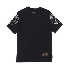 JORDAN BRAND AS M J PSG LOGO TEE BLACK CK9780-010画像