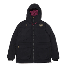 JORDAN BRAND AS M J PSG DOWN PARKA SOLID BLACK/BORDEAUX/METALLIC GOLD CW3174-010画像