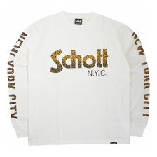 Schott LOGO T-SHIRT WHITE 3103166画像
