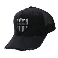 YOSHINORI KOTAKE METAL CAMO 444LOGO MESH CAP BLACK画像