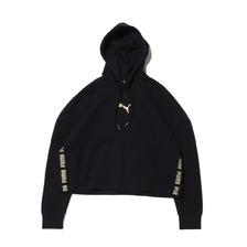 PUMA METALLIC NIGHTS HOODIE WMNS BLACK 587678-01画像