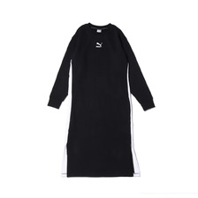 PUMA CLASSICS LS CREW DRESS BLACK 530287-01画像