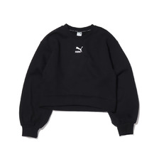 PUMA CLASSICS BALLOON SLEEVE CREW BLACK 530277-01画像