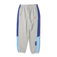 NIKE AS M NSW PANT FLC HVYWT BRS DK GREY HEATHER/CHILE RED DC6472-063画像