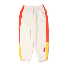 NIKE AS M NSW PANT FLC HVYWT BRS OATMEAL HEATHER/UNIVERSITY BLUE DC6472-141画像