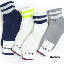 RoToTo LINE SHORT SOCKS R1020画像