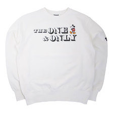 Schott DISNEY SWEAT THE ONE & ONLY WHITE 3103164画像