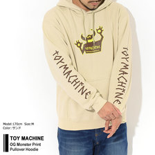 TOY MACHINE OG Monster Print Pullover Hoodie TMFASW26画像