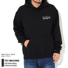 TOY MACHINE Fist Embroidery Pullover Hoodie TMFASW24画像