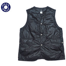 POST OVERALLS 1512 ROYAL TRAVELER NYLON TAFFETA VEST w/Thinsulate black画像