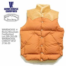 WAREHOUSE Lot 2156 ROCKY MOUNTAIN NYLON CHRISTY VEST画像