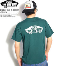 VANS LOGO S/S T-SHIRT -GREEN- 120K1010300画像