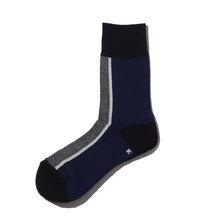 CHICSTOCKS CENTER LINE 78&times;10 Navy Blue&times;Black CH-005画像