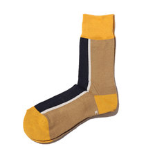 CHICSTOCKS CENTER LINE 04&times;50 Khaki Beige&times;Yellow CH-005画像
