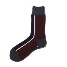CHICSTOCKS CENTER LINE 85&times;13 Burgundy&times;Dark Gray CH-005画像