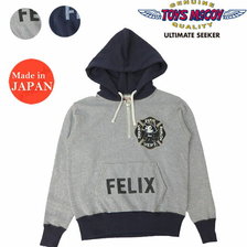 TOYS McCOY HALF ZIP SWEAT PARKA FELIX THE CAT "FIRE ENGINE NO 5" TMC2053画像