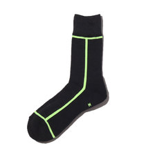 CHICSTOCKS LINE 15&times;52 Dark Charcoal&times;Neon Yello CH-002画像