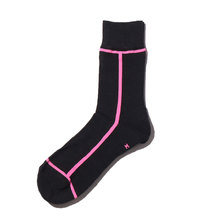 CHICSTOCKS LINE 15&times;31 Dark Charcoal&times;Neon Pink CH-002画像