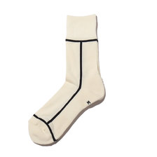 CHICSTOCKS LINE 02&times;10 Ivory&times;Black CH-002画像