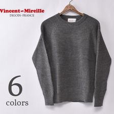 Vincent et Mireille 8GG AZE CREW NECK SWEATER VM212WA13011画像