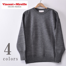 Vincent et Mireille FISHERMANS SWEATER 8GG VM202WP13111画像
