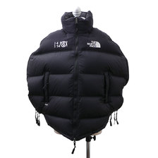 THE NORTH FACE &times; Maison Margiela Circle Nuptse jacket BLACK S62AN0041画像