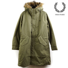 FRED PERRY ZIP IN LINER PARK BRITISH OLIVE J9533-B61画像