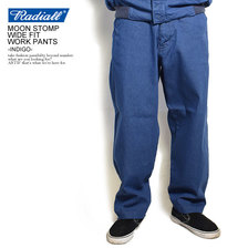 RADIALL MOON STOMP - WIDE FIT WORK PANTS -INDIGO- RAD-20AW-PT006画像