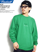 RADIALL SOP - CREW NECK T-SHIRT L/S -GREEN- RAD-20AW-CUT022画像