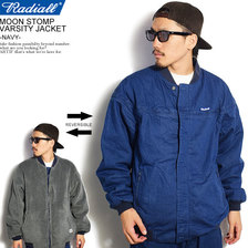 RADIALL MOON STOMP - VARSITY JACKET -NAVY- RAD-20AW-JK008画像