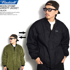 RADIALL MOON STOMP - VARSITY JACKET -BLACK- RAD-20AW-JK008画像