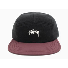 STUSSY Fleece Nylon Mix Camp Cap 132997画像